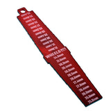 Seatpost Sizing Gauge, Red
